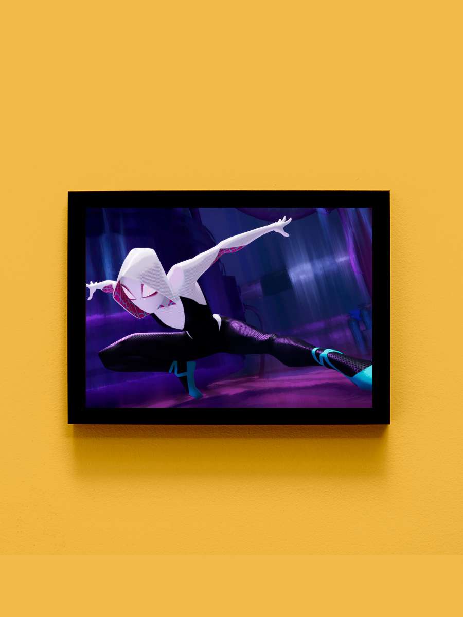 Örümcek Adam: Örümcek Evreninde - Spider-Man: Into the Spider-Verse Film Tablo Siyah Çerçeveli Film Poster Afiş Tablo