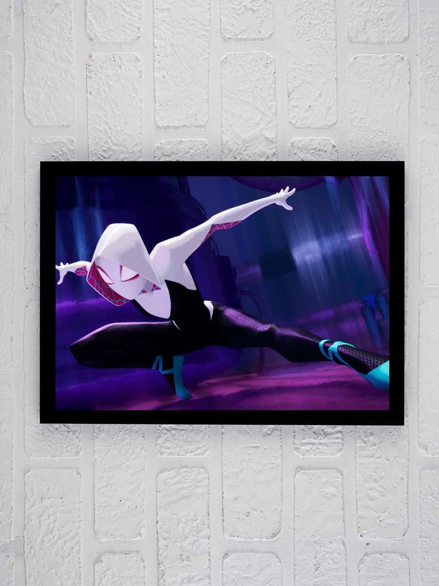 Örümcek Adam: Örümcek Evreninde - Spider-Man: Into the Spider-Verse Film Tablo Siyah Çerçeveli Film Poster Afiş Tablo