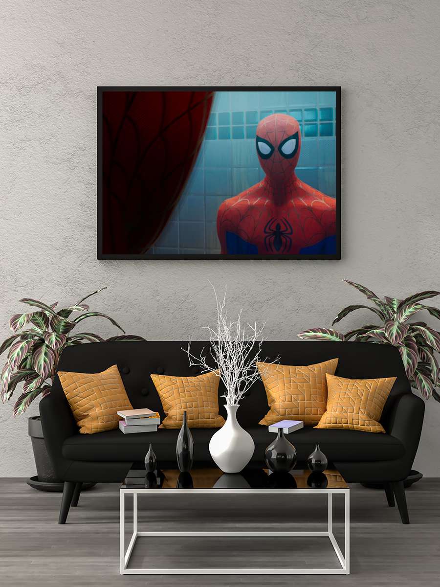 Örümcek Adam: Örümcek Evreninde - Spider-Man: Into the Spider-Verse Film Tablo Siyah Çerçeveli Film Poster Afiş Tablo