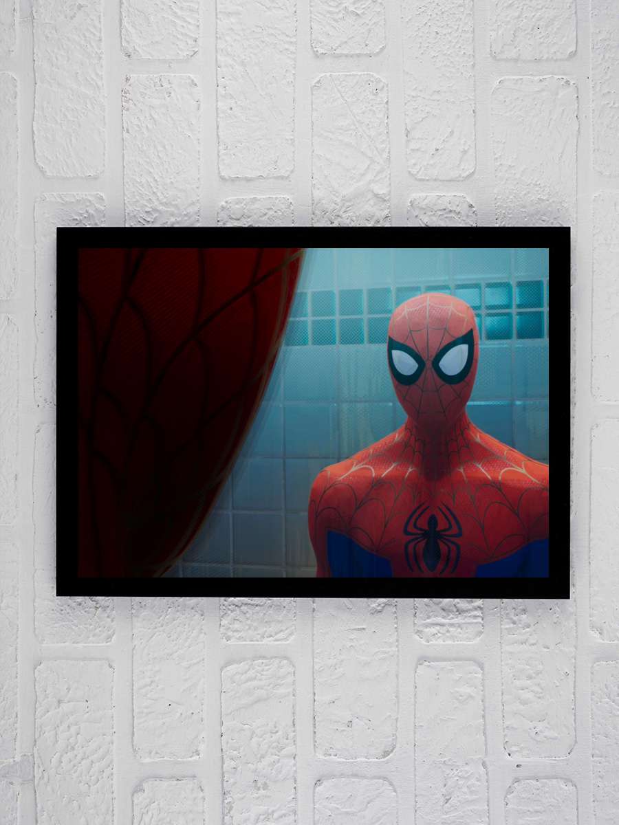 Örümcek Adam: Örümcek Evreninde - Spider-Man: Into the Spider-Verse Film Tablo Siyah Çerçeveli Film Poster Afiş Tablo