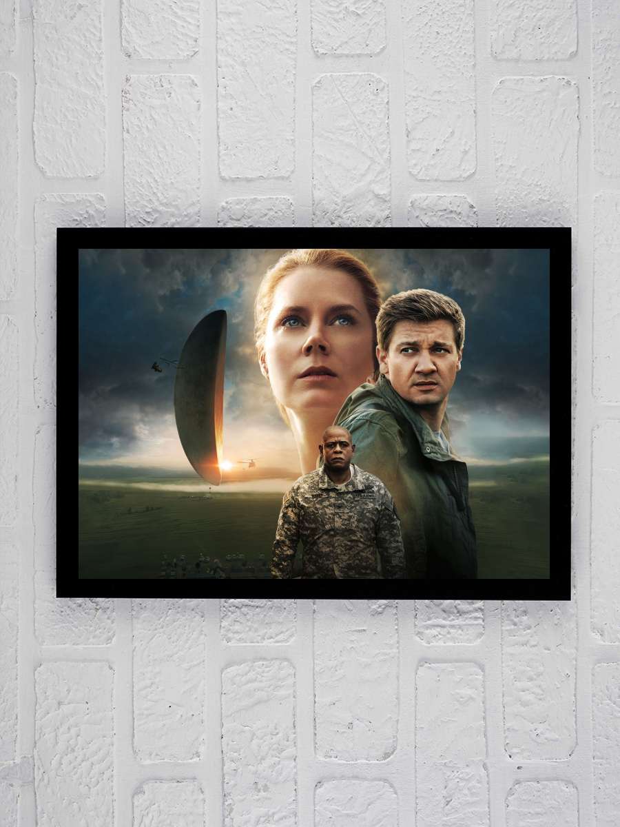 Geliş - Arrival Film Tablo Siyah Çerçeveli Film Poster Afiş Tablo