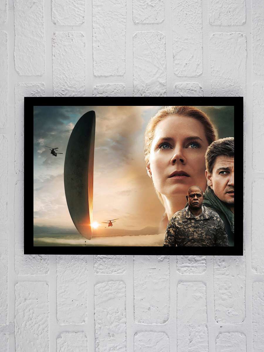 Geliş - Arrival Film Tablo Siyah Çerçeveli Film Poster Afiş Tablo