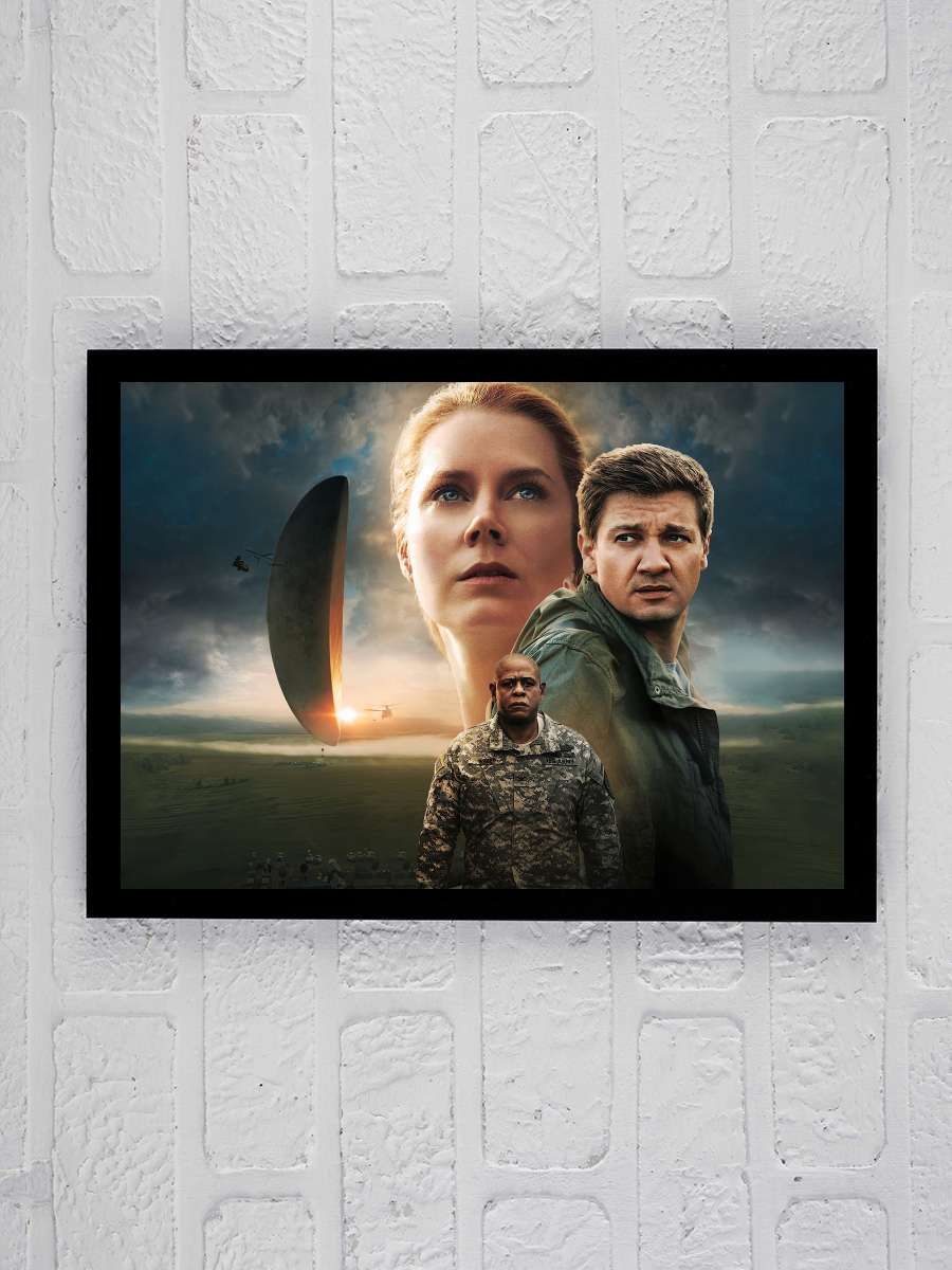 Geliş - Arrival Film Tablo Siyah Çerçeveli Film Poster Afiş Tablo