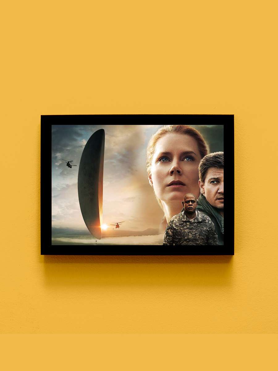 Geliş - Arrival Film Tablo Siyah Çerçeveli Film Poster Afiş Tablo