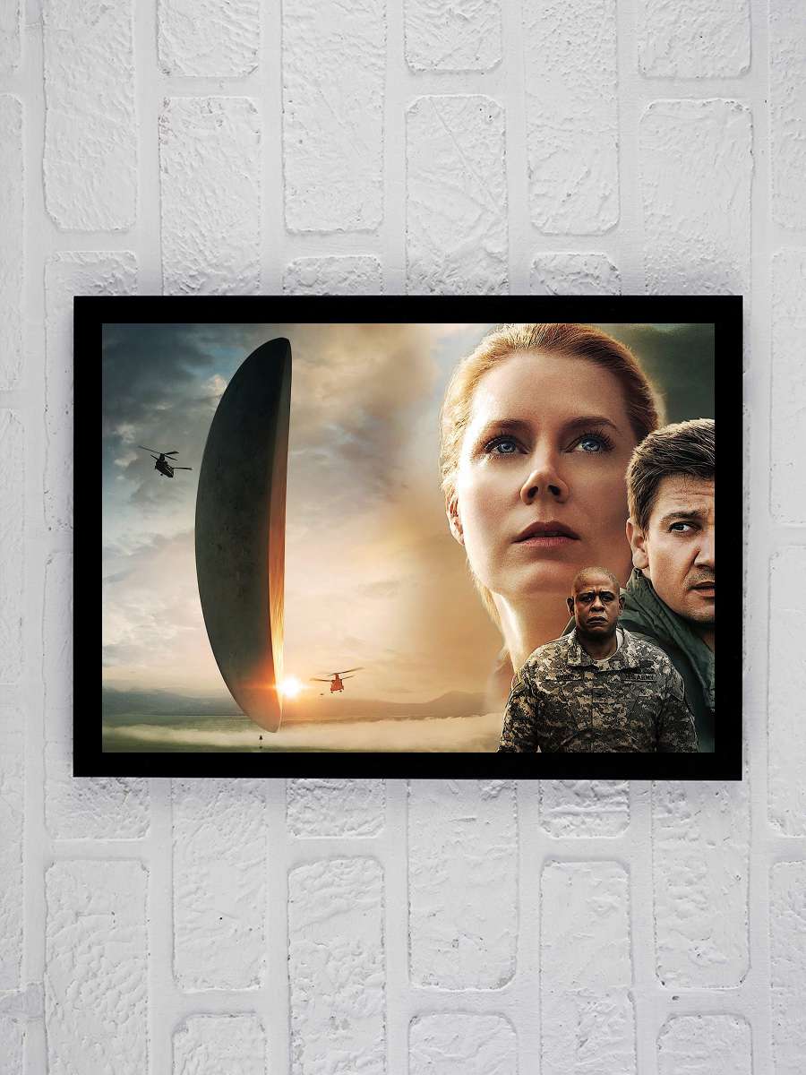 Geliş - Arrival Film Tablo Siyah Çerçeveli Film Poster Afiş Tablo