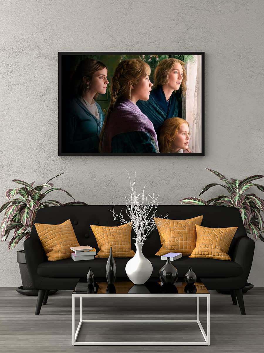 Küçük Kadınlar - Little Women Film Tablo Siyah Çerçeveli Film Poster Afiş Tablo