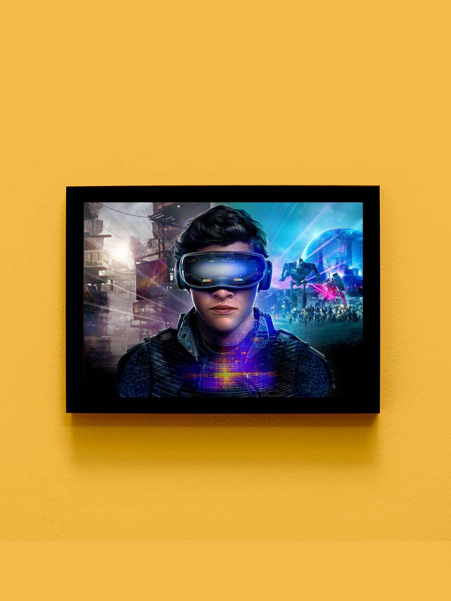 Başlat: Ready Player One - Ready Player One Film Tablo Siyah Çerçeveli Film Poster Afiş Tablo