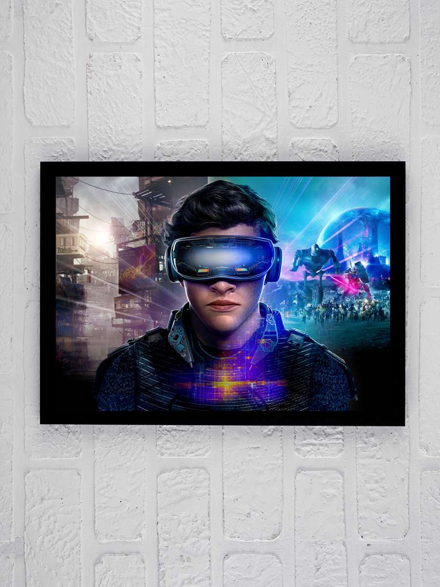 Başlat: Ready Player One - Ready Player One Film Tablo Siyah Çerçeveli Film Poster Afiş Tablo