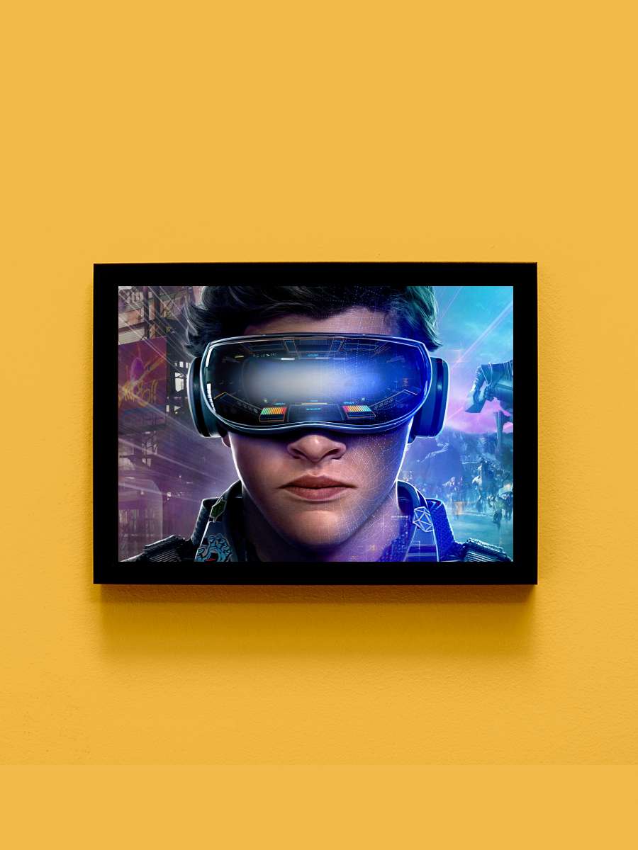 Başlat: Ready Player One - Ready Player One Film Tablo Siyah Çerçeveli Film Poster Afiş Tablo