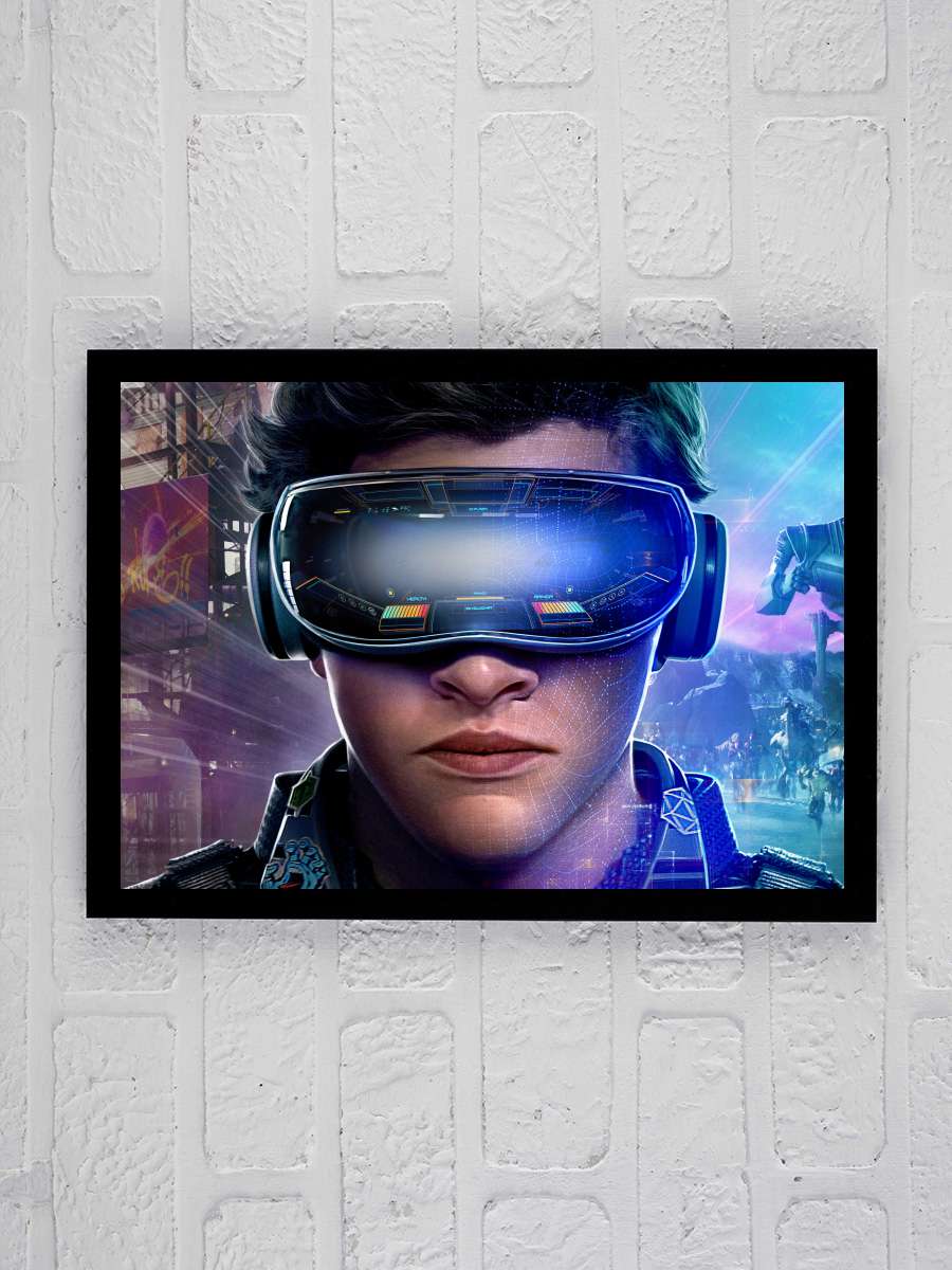 Başlat: Ready Player One - Ready Player One Film Tablo Siyah Çerçeveli Film Poster Afiş Tablo