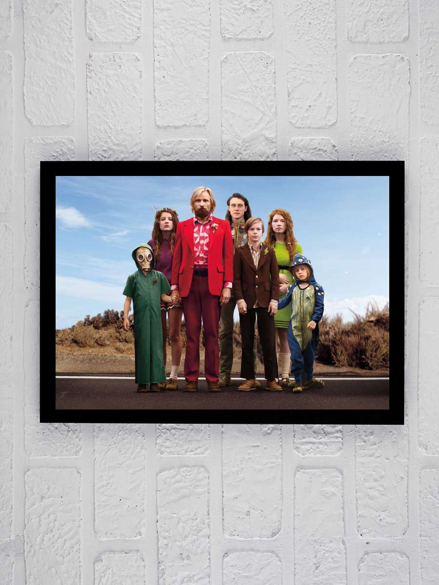 Kaptan Fantastik - Captain Fantastic Film Tablo Siyah Çerçeveli Film Poster Afiş Tablo