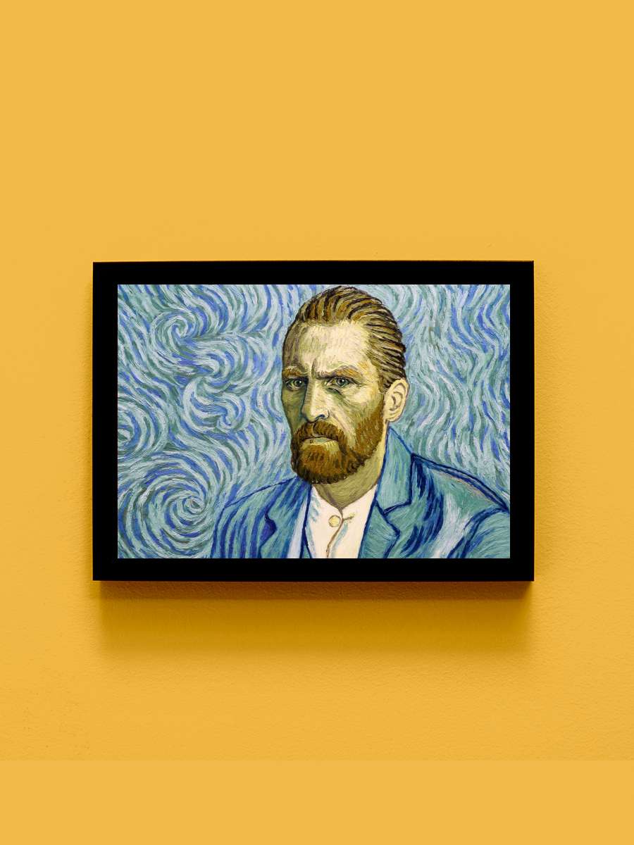 Vincent'ten Sevgilerle - Loving Vincent Film Tablo Siyah Çerçeveli Film Poster Afiş Tablo