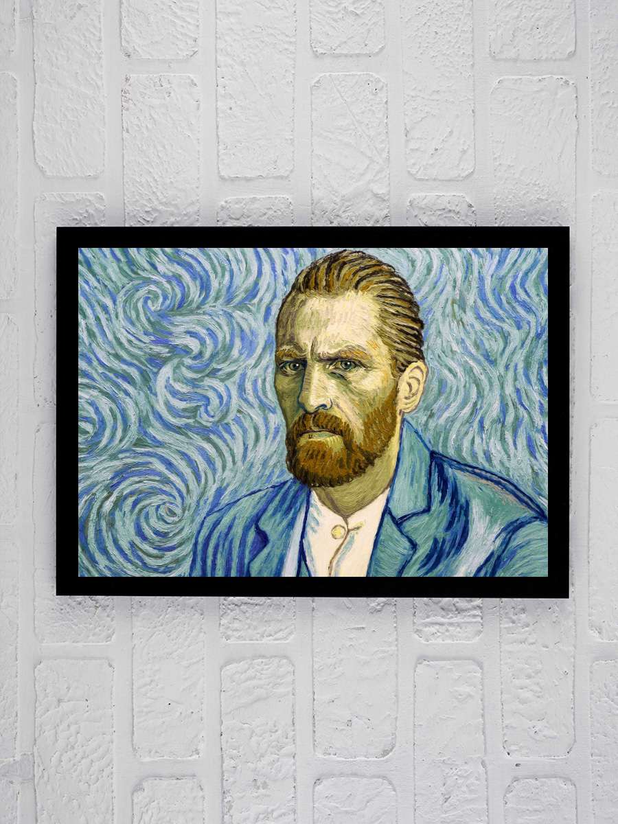 Vincent'ten Sevgilerle - Loving Vincent Film Tablo Siyah Çerçeveli Film Poster Afiş Tablo