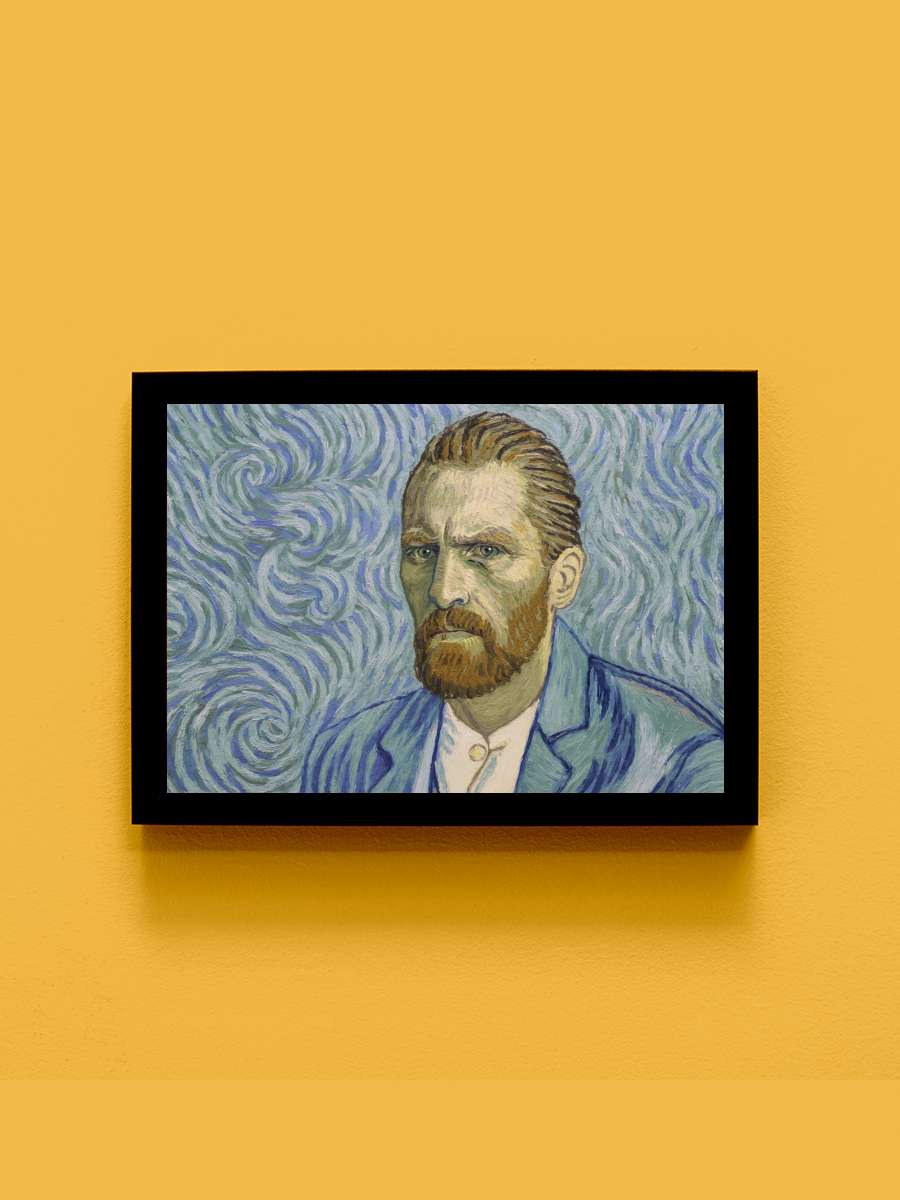 Vincent'ten Sevgilerle - Loving Vincent Film Tablo Siyah Çerçeveli Film Poster Afiş Tablo