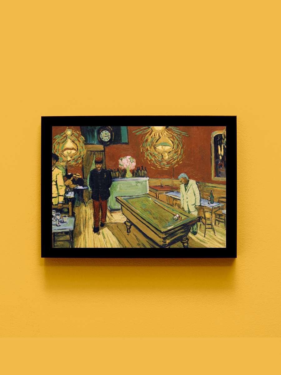 Vincent'ten Sevgilerle - Loving Vincent Film Tablo Siyah Çerçeveli Film Poster Afiş Tablo