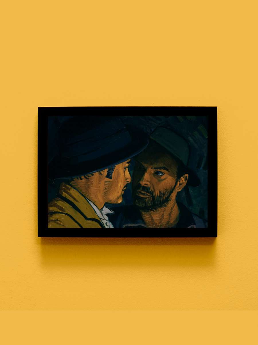 Vincent'ten Sevgilerle - Loving Vincent Film Tablo Siyah Çerçeveli Film Poster Afiş Tablo