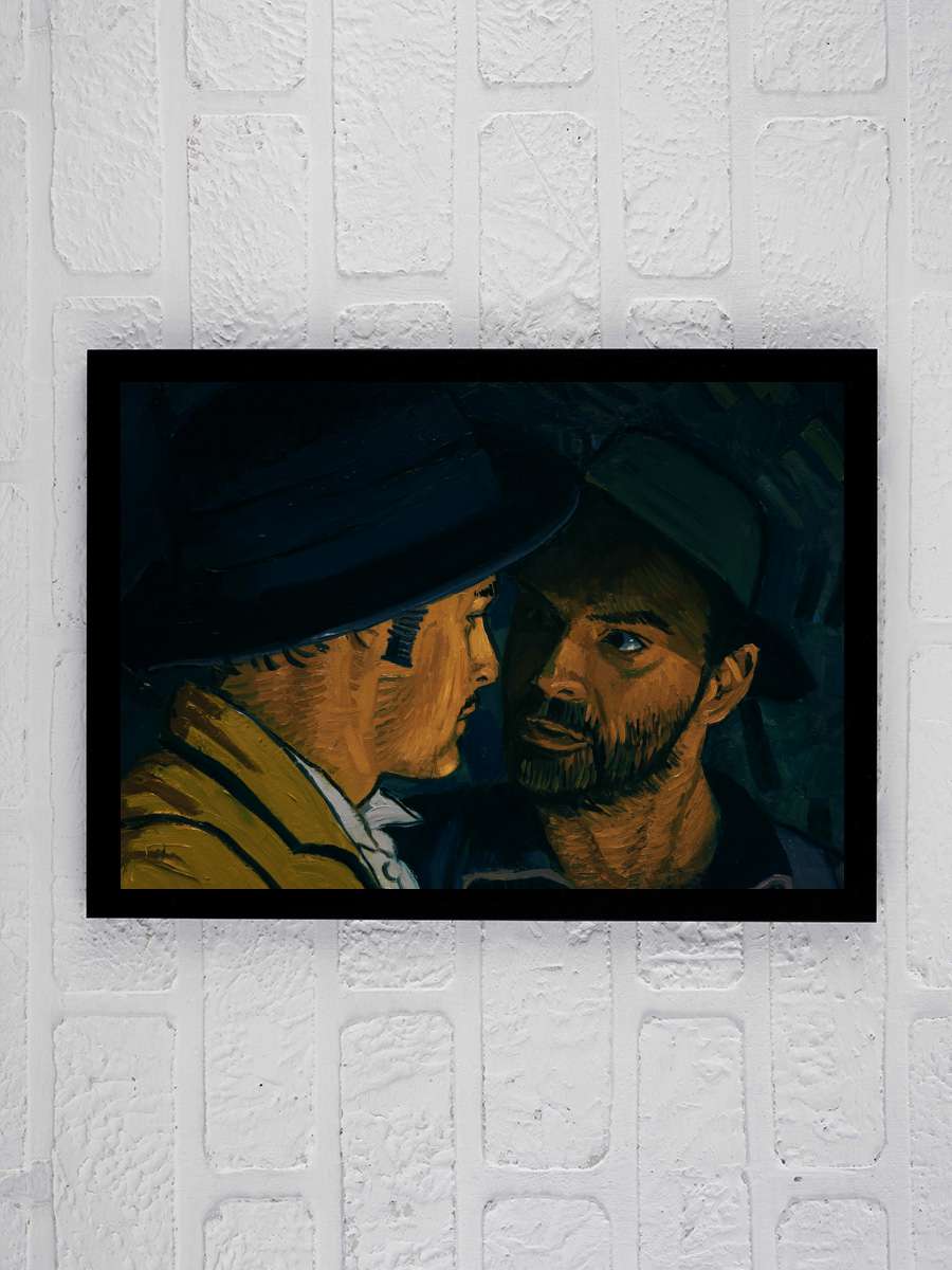 Vincent'ten Sevgilerle - Loving Vincent Film Tablo Siyah Çerçeveli Film Poster Afiş Tablo