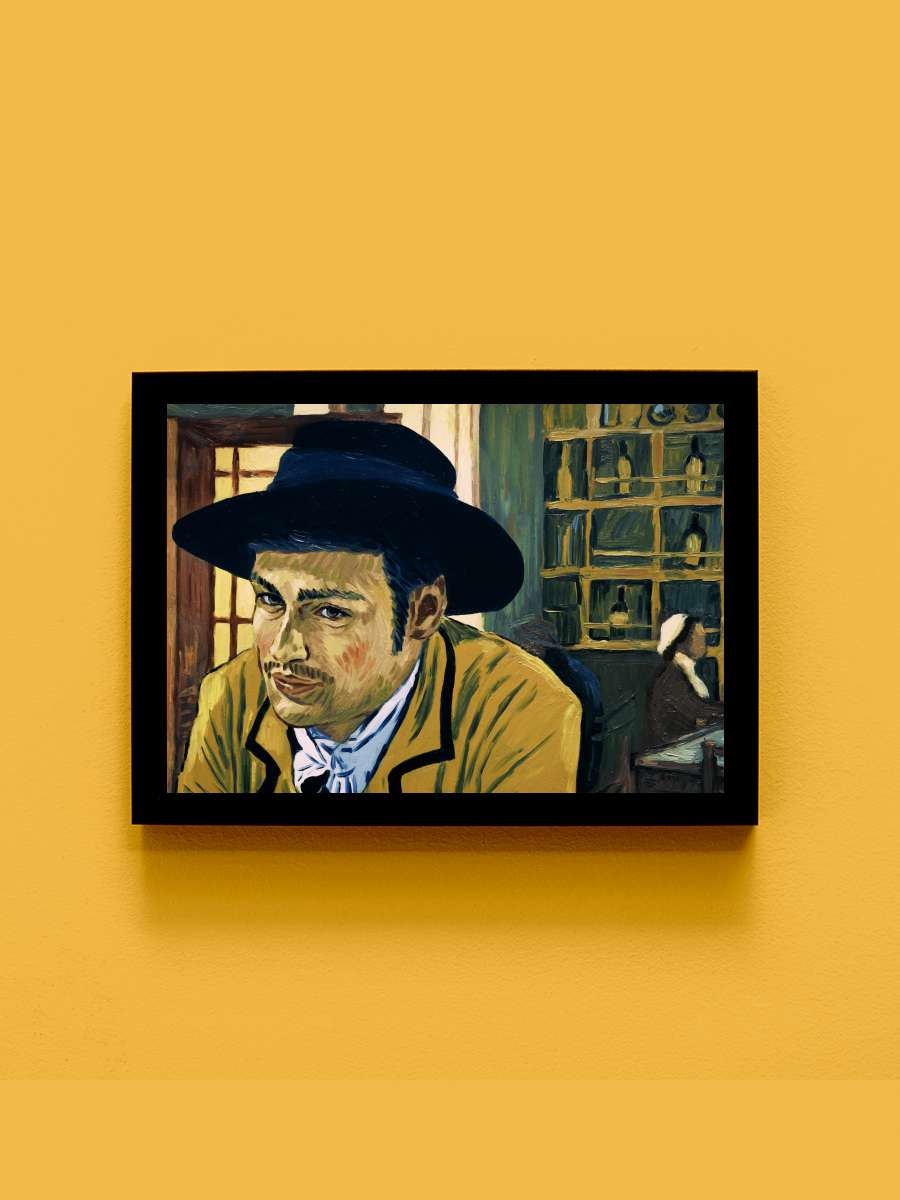 Vincent'ten Sevgilerle - Loving Vincent Film Tablo Siyah Çerçeveli Film Poster Afiş Tablo