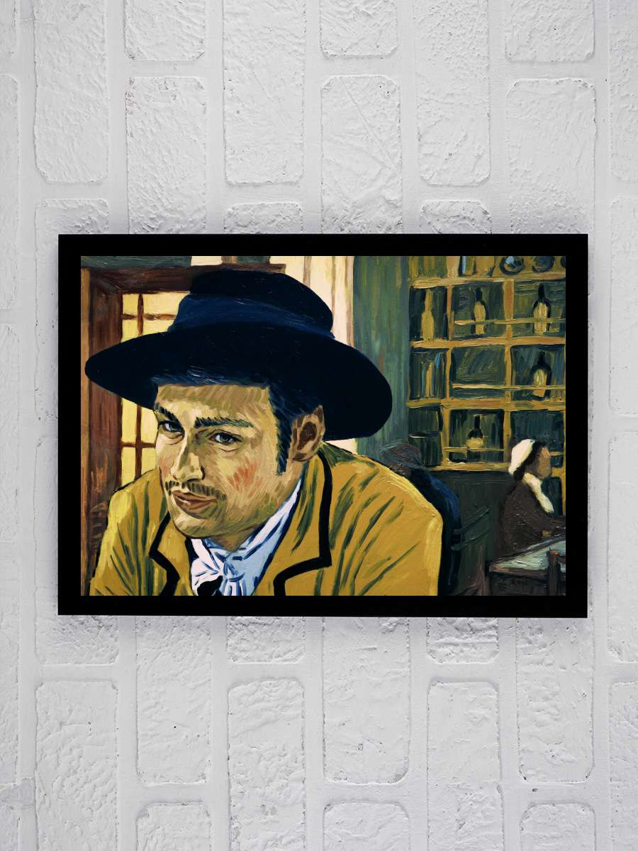 Vincent'ten Sevgilerle - Loving Vincent Film Tablo Siyah Çerçeveli Film Poster Afiş Tablo