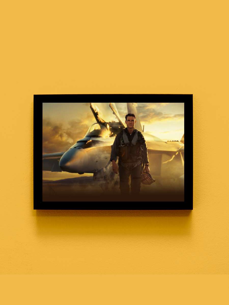 Top Gun: Maverick Film Tablo Siyah Çerçeveli Film Poster Afiş Tablo