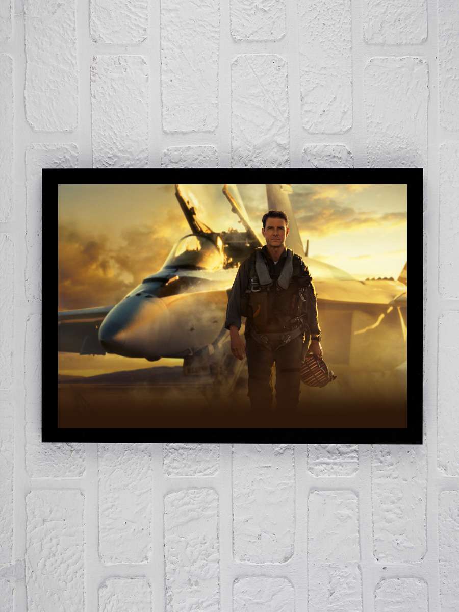 Top Gun: Maverick Film Tablo Siyah Çerçeveli Film Poster Afiş Tablo