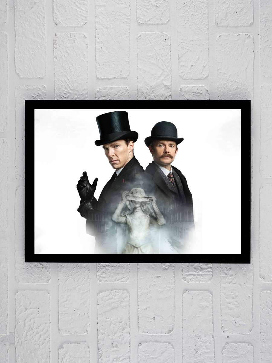 Sherlock: The Abominable Bride Film Tablo Siyah Çerçeveli Film Poster Afiş Tablo