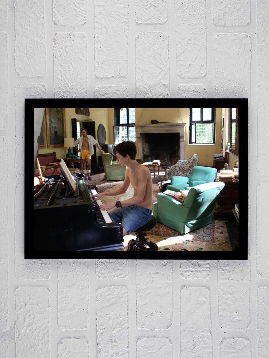 Beni Adınla Çağır - Call Me by Your Name Film Tablo Siyah Çerçeveli Film Poster Afiş Tablo