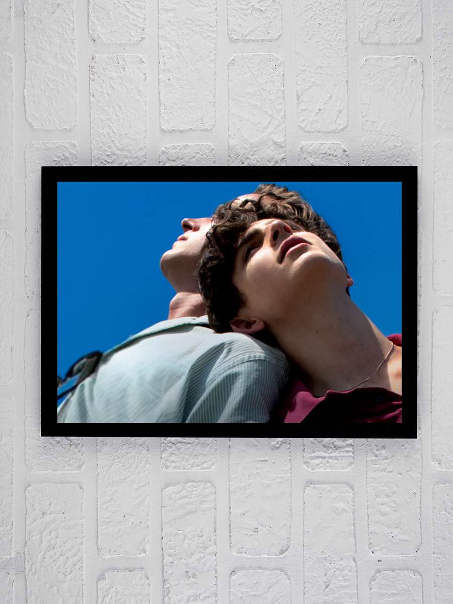 Beni Adınla Çağır - Call Me by Your Name Film Tablo Siyah Çerçeveli Film Poster Afiş Tablo