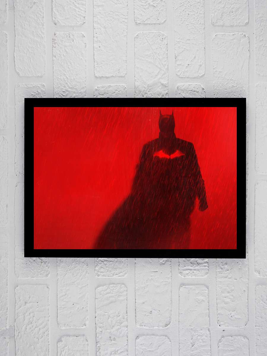 The Batman Film Tablo Siyah Çerçeveli Film Poster Afiş Tablo