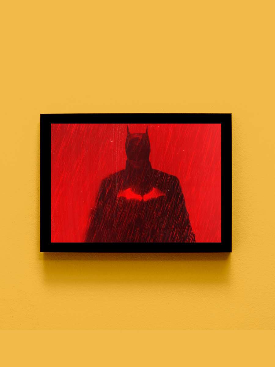 The Batman Film Tablo Siyah Çerçeveli Film Poster Afiş Tablo