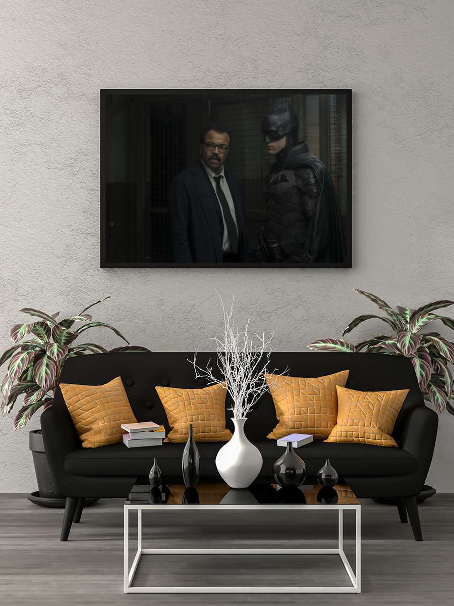 The Batman Film Tablo Siyah Çerçeveli Film Poster Afiş Tablo