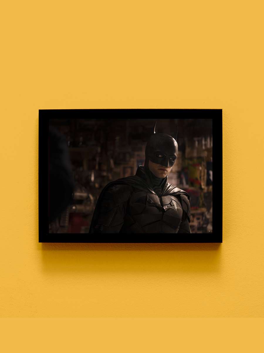 The Batman Film Tablo Siyah Çerçeveli Film Poster Afiş Tablo