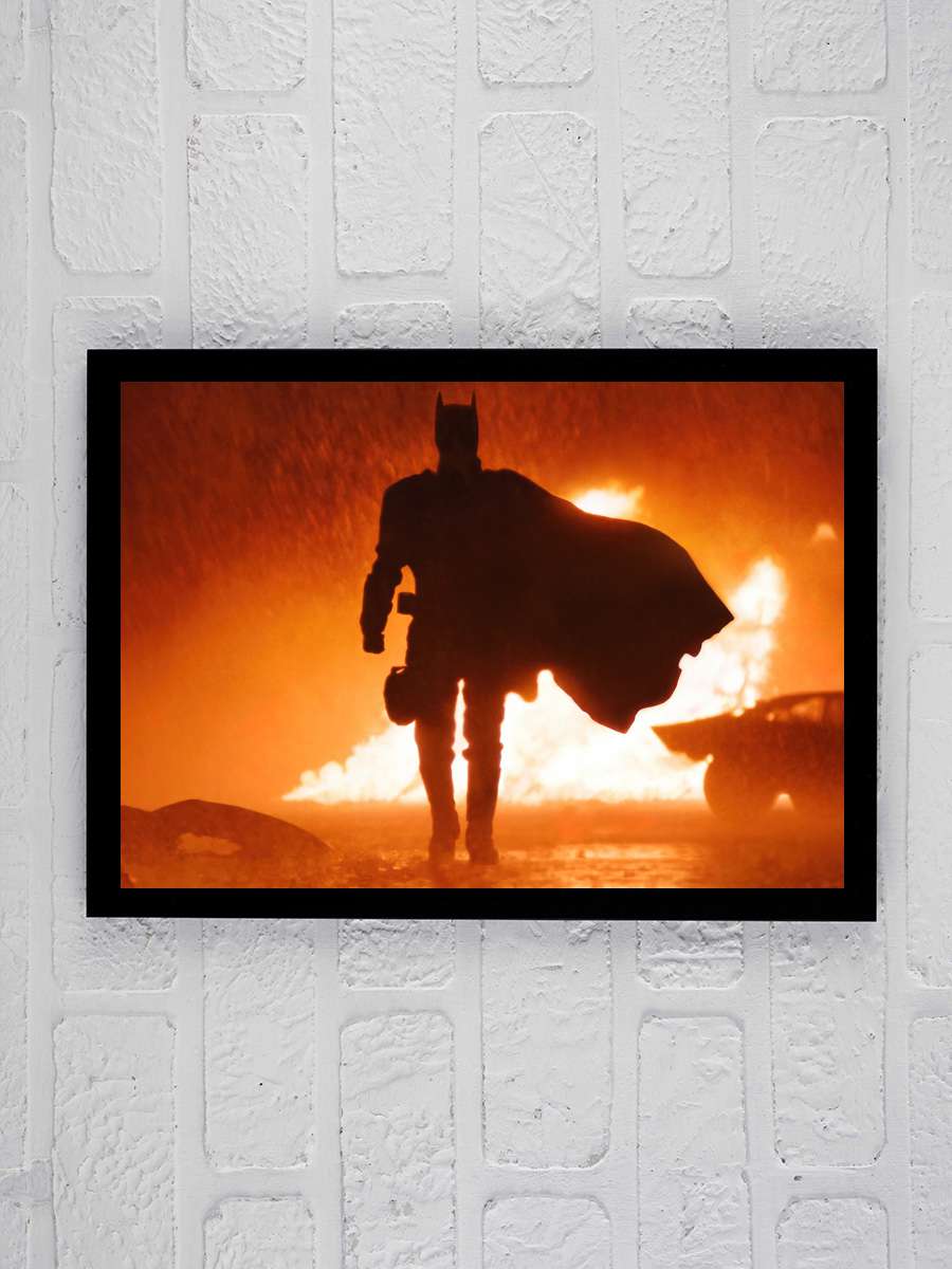 The Batman Film Tablo Siyah Çerçeveli Film Poster Afiş Tablo