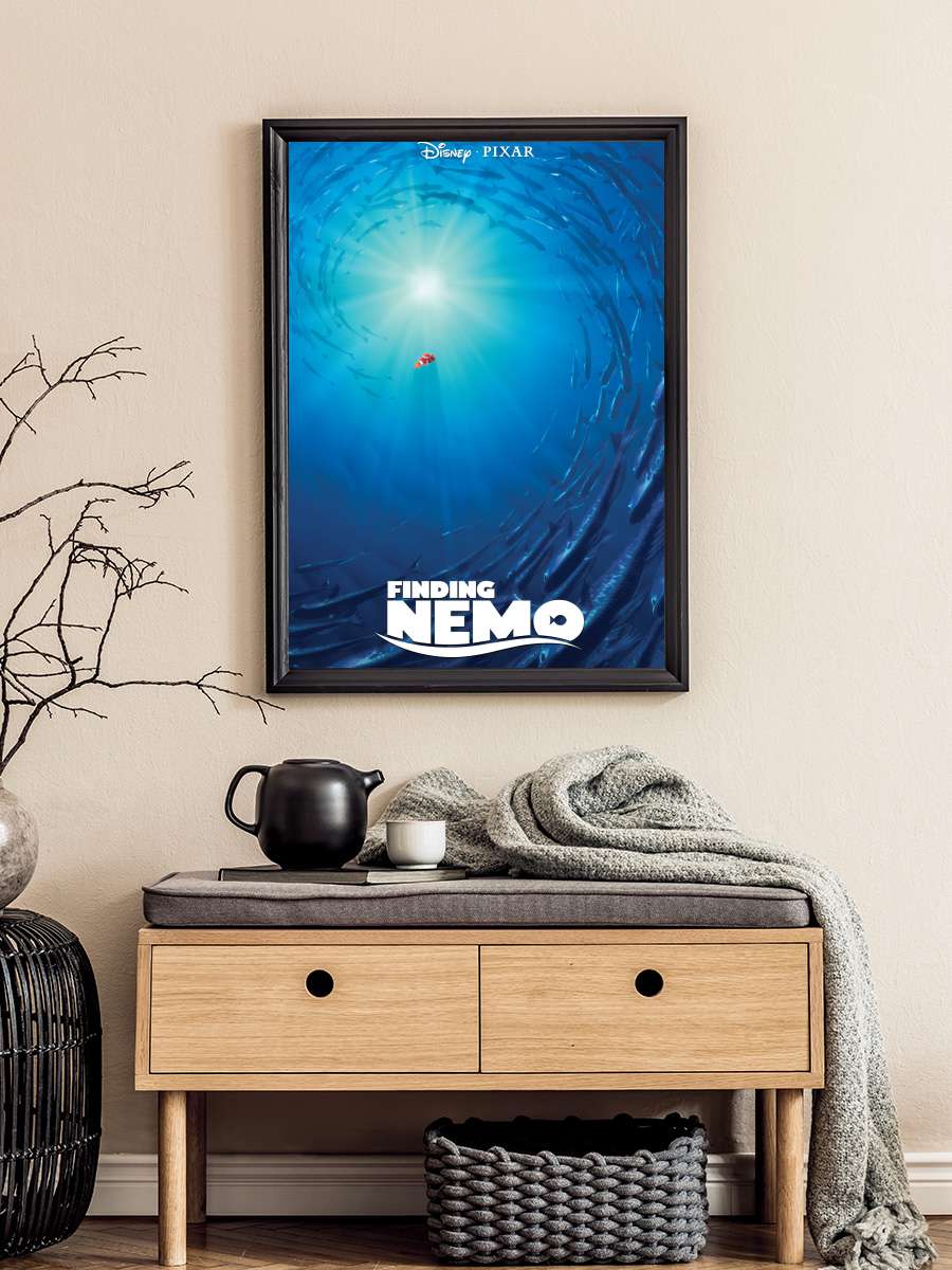 Kayıp Balık Nemo - Finding Nemo Film Tablo Siyah Çerçeveli Film Poster Afiş Tablo