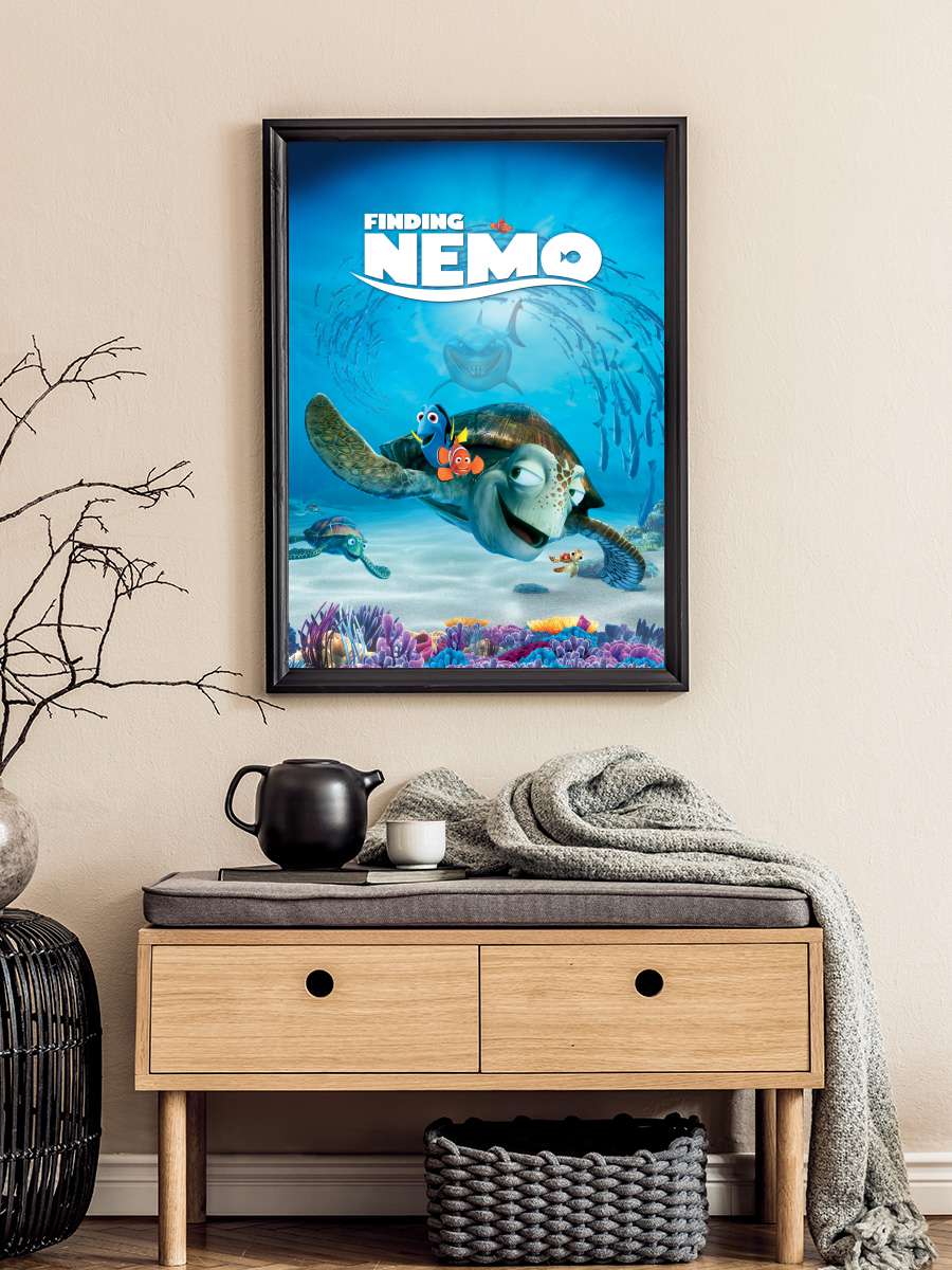 Kayıp Balık Nemo - Finding Nemo Film Tablo Siyah Çerçeveli Film Poster Afiş Tablo