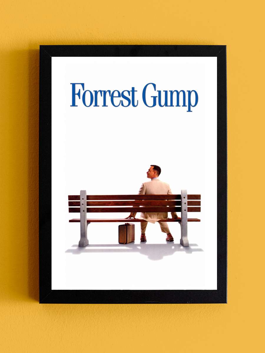 Forrest Gump Film Tablo Siyah Çerçeveli Film Poster Afiş Tablo