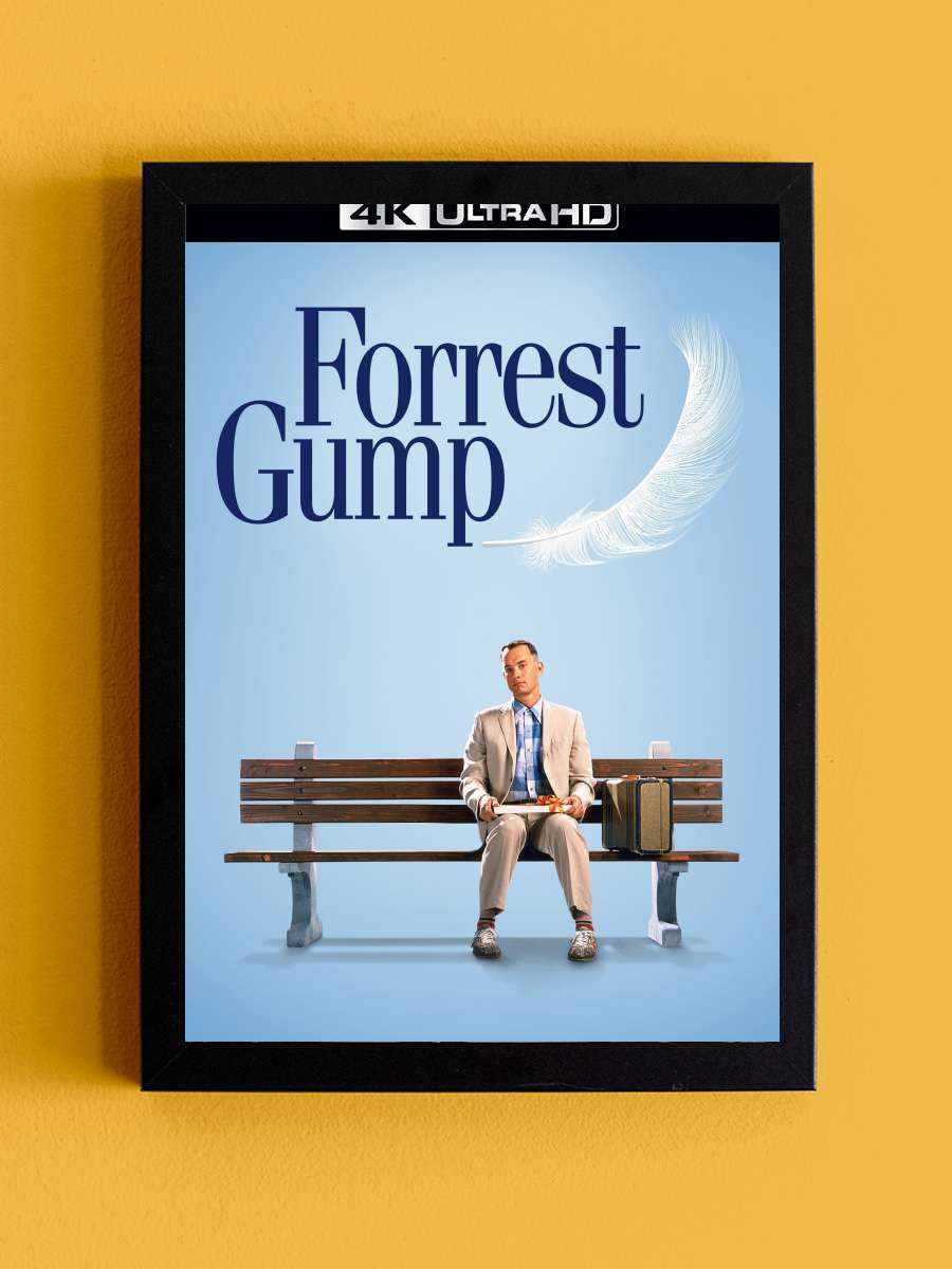 Forrest Gump Film Tablo Siyah Çerçeveli Film Poster Afiş Tablo