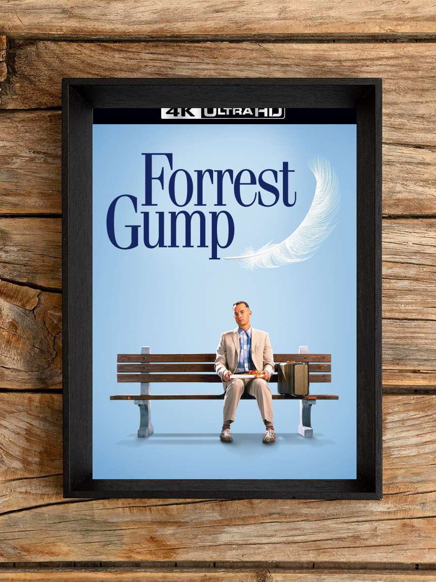 Forrest Gump Film Tablo Siyah Çerçeveli Film Poster Afiş Tablo