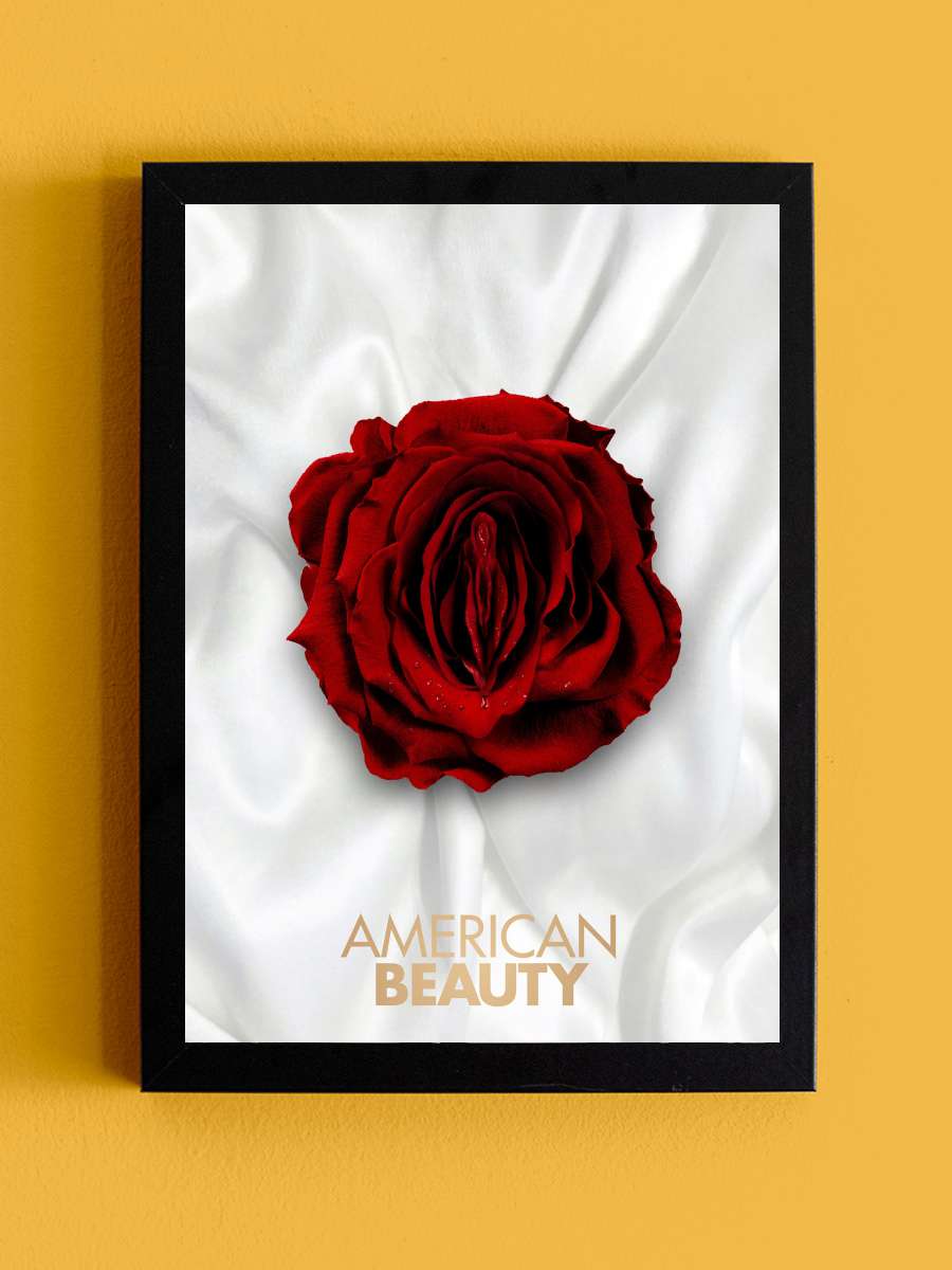 Amerikan Güzeli - American Beauty Film Tablo Siyah Çerçeveli Film Poster Afiş Tablo