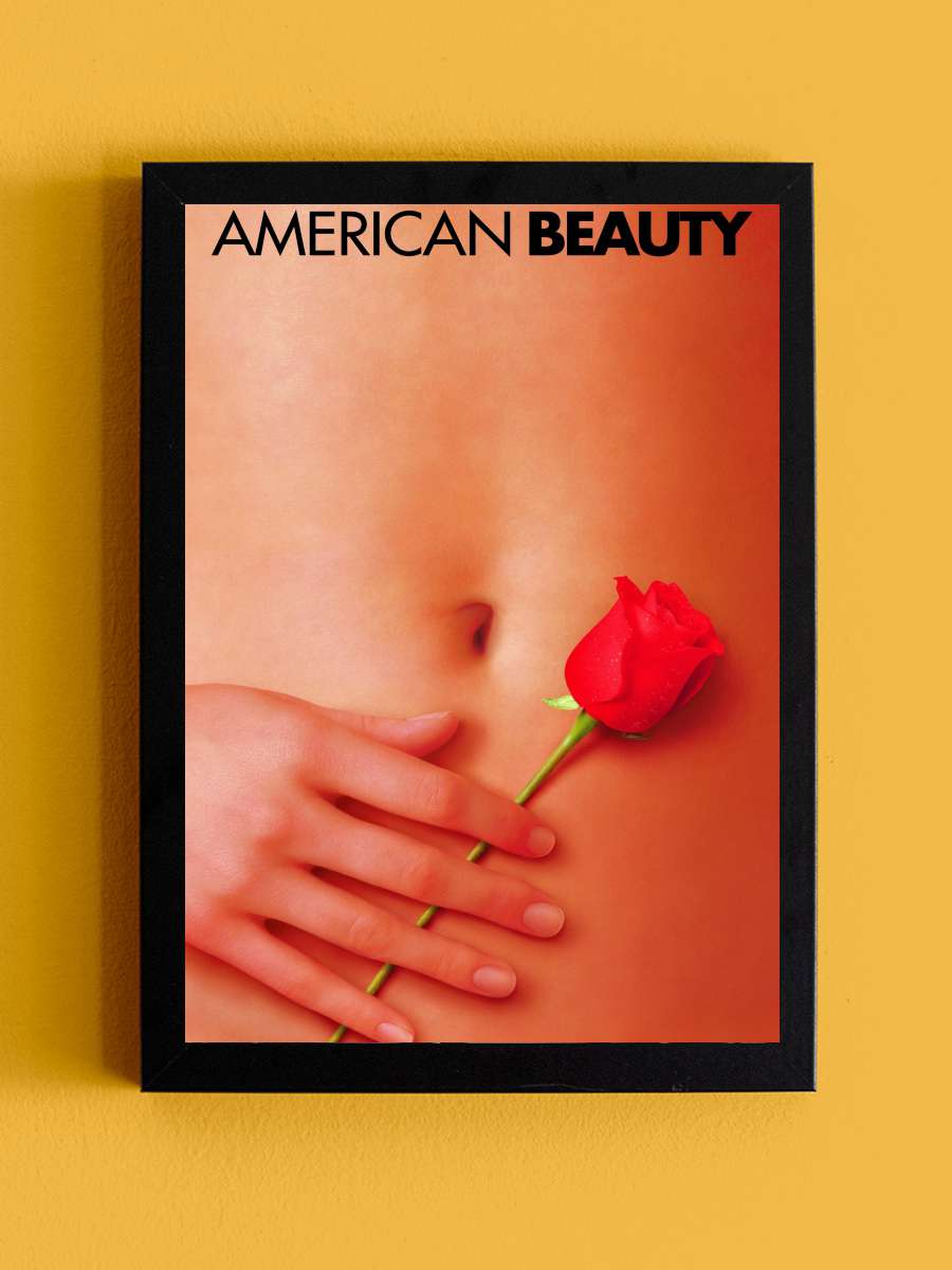 Amerikan Güzeli - American Beauty Film Tablo Siyah Çerçeveli Film Poster Afiş Tablo