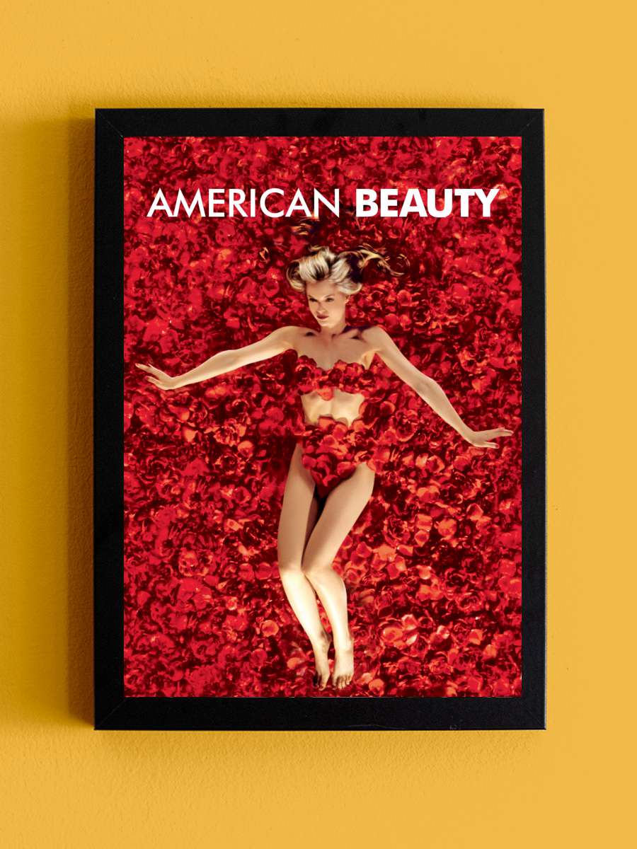 Amerikan Güzeli - American Beauty Film Tablo Siyah Çerçeveli Film Poster Afiş Tablo