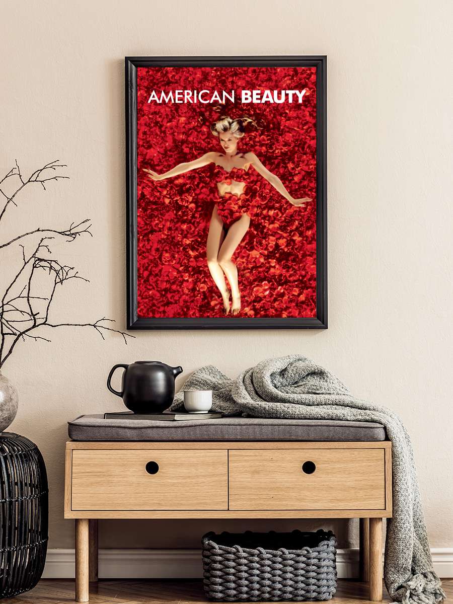 Amerikan Güzeli - American Beauty Film Tablo Siyah Çerçeveli Film Poster Afiş Tablo