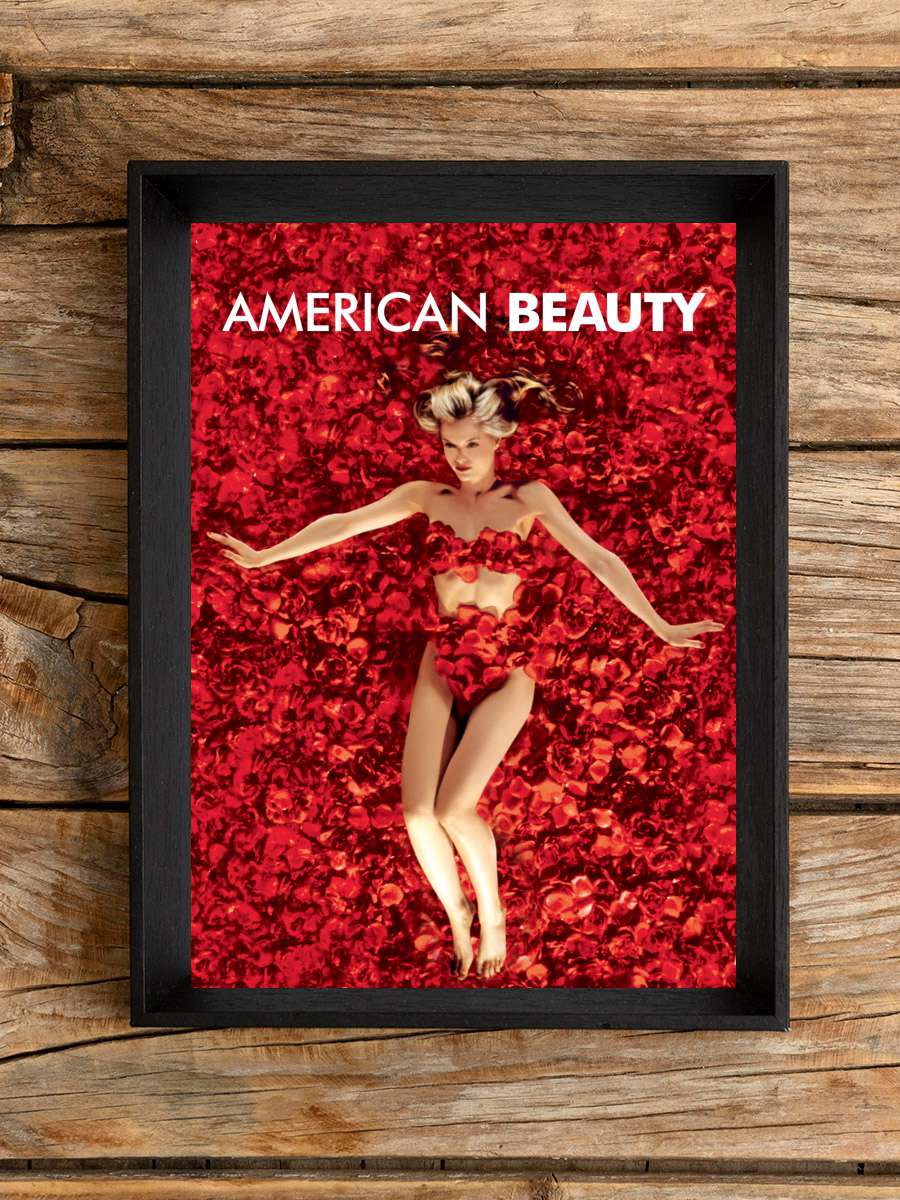 Amerikan Güzeli - American Beauty Film Tablo Siyah Çerçeveli Film Poster Afiş Tablo