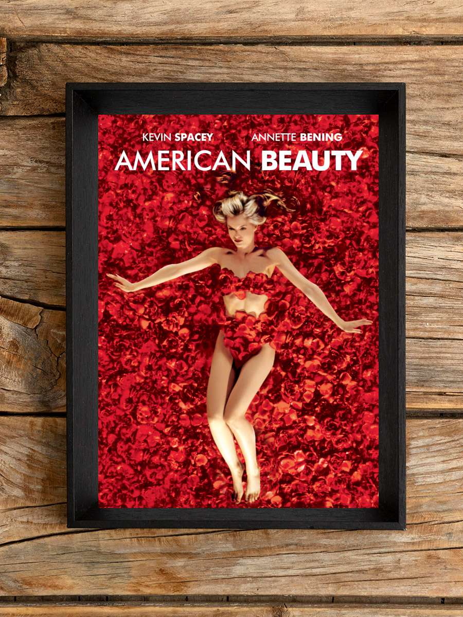 Amerikan Güzeli - American Beauty Film Tablo Siyah Çerçeveli Film Poster Afiş Tablo