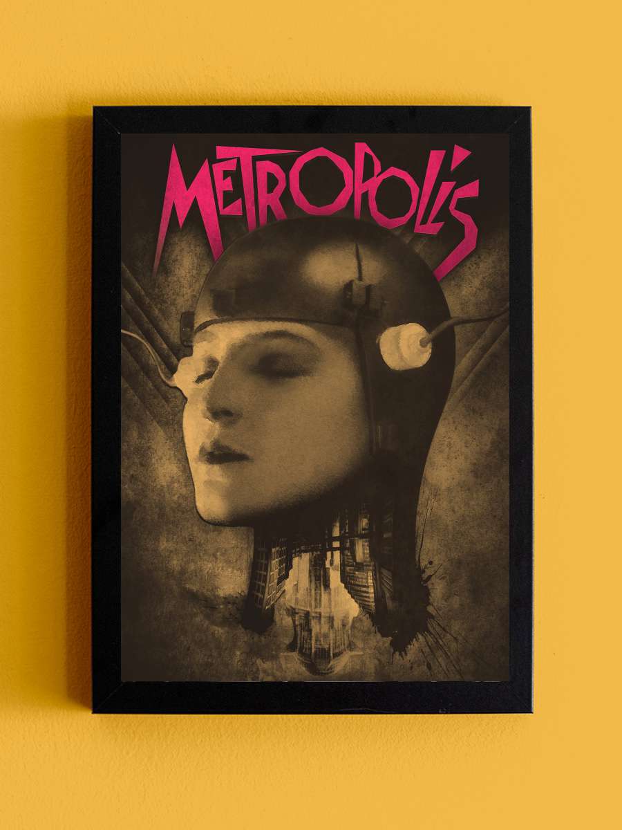 Metropolis Film Tablo Siyah Çerçeveli Film Poster Afiş Tablo