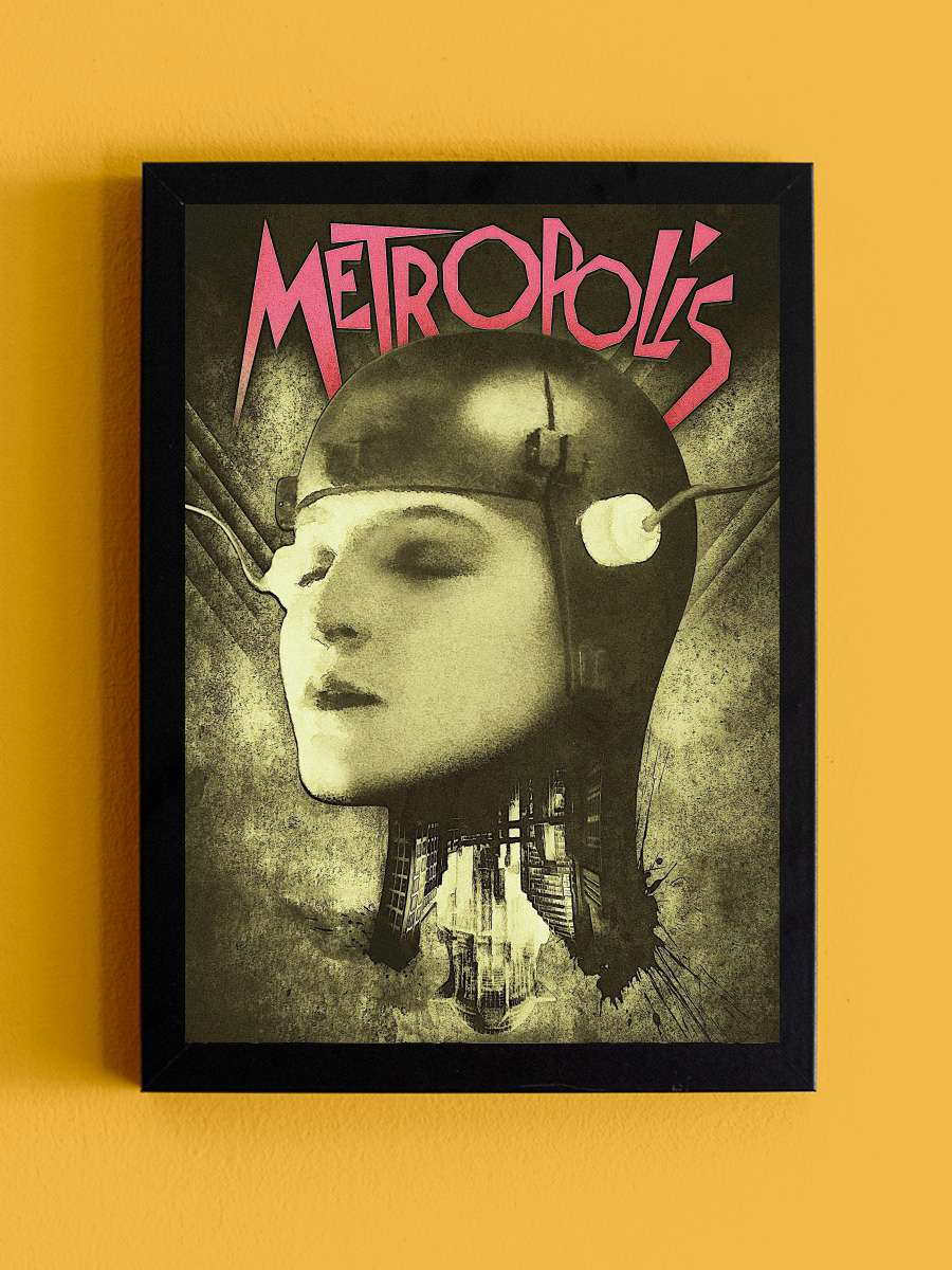 Metropolis Film Tablo Siyah Çerçeveli Film Poster Afiş Tablo