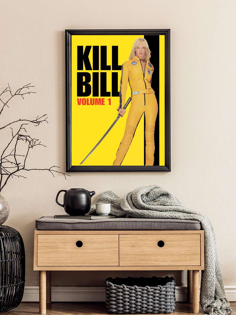 Kill Bill: Vol. 1 Film Tablo Siyah Çerçeveli Film Poster Afiş Tablo