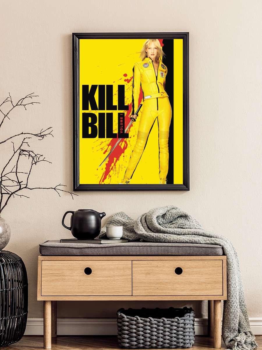 Kill Bill: Vol. 1 Film Tablo Siyah Çerçeveli Film Poster Afiş Tablo