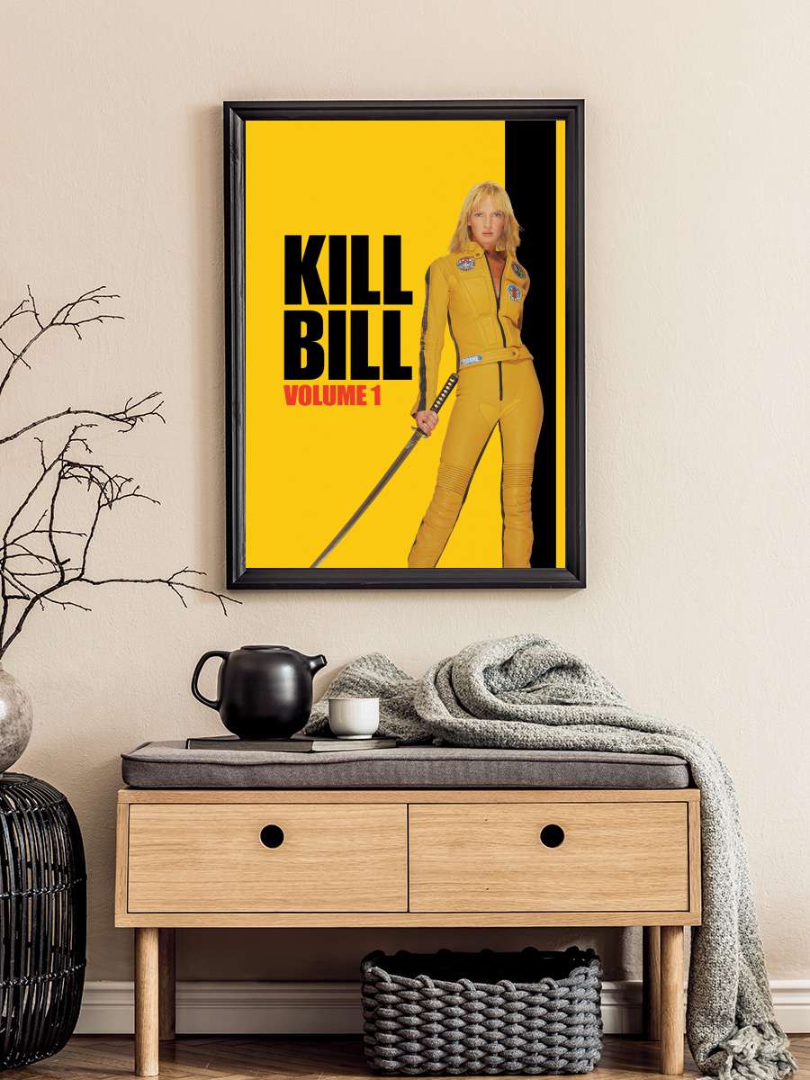 Kill Bill: Vol. 1 Film Tablo Siyah Çerçeveli Film Poster Afiş Tablo