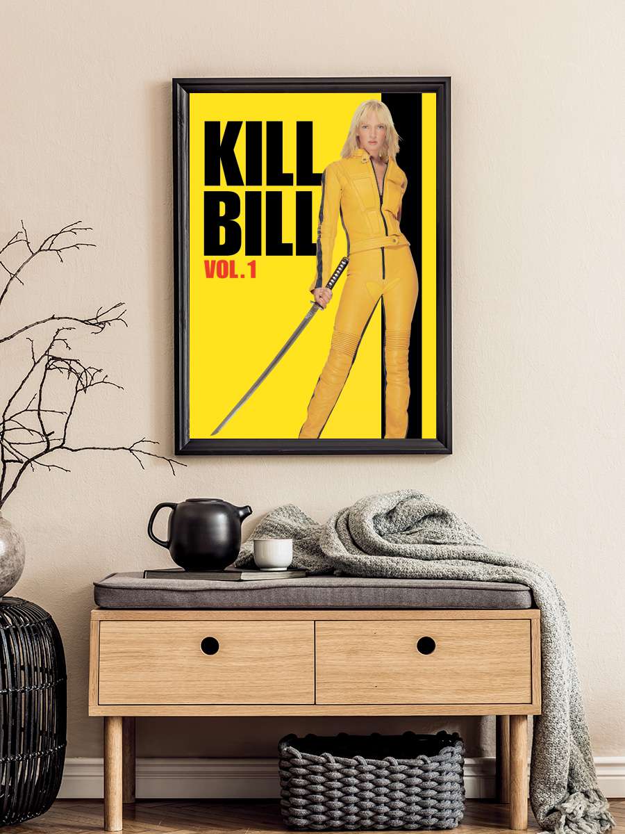 Kill Bill: Vol. 1 Film Tablo Siyah Çerçeveli Film Poster Afiş Tablo